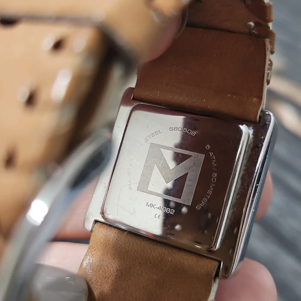 Michael Kors Ladies Leatger Watch
